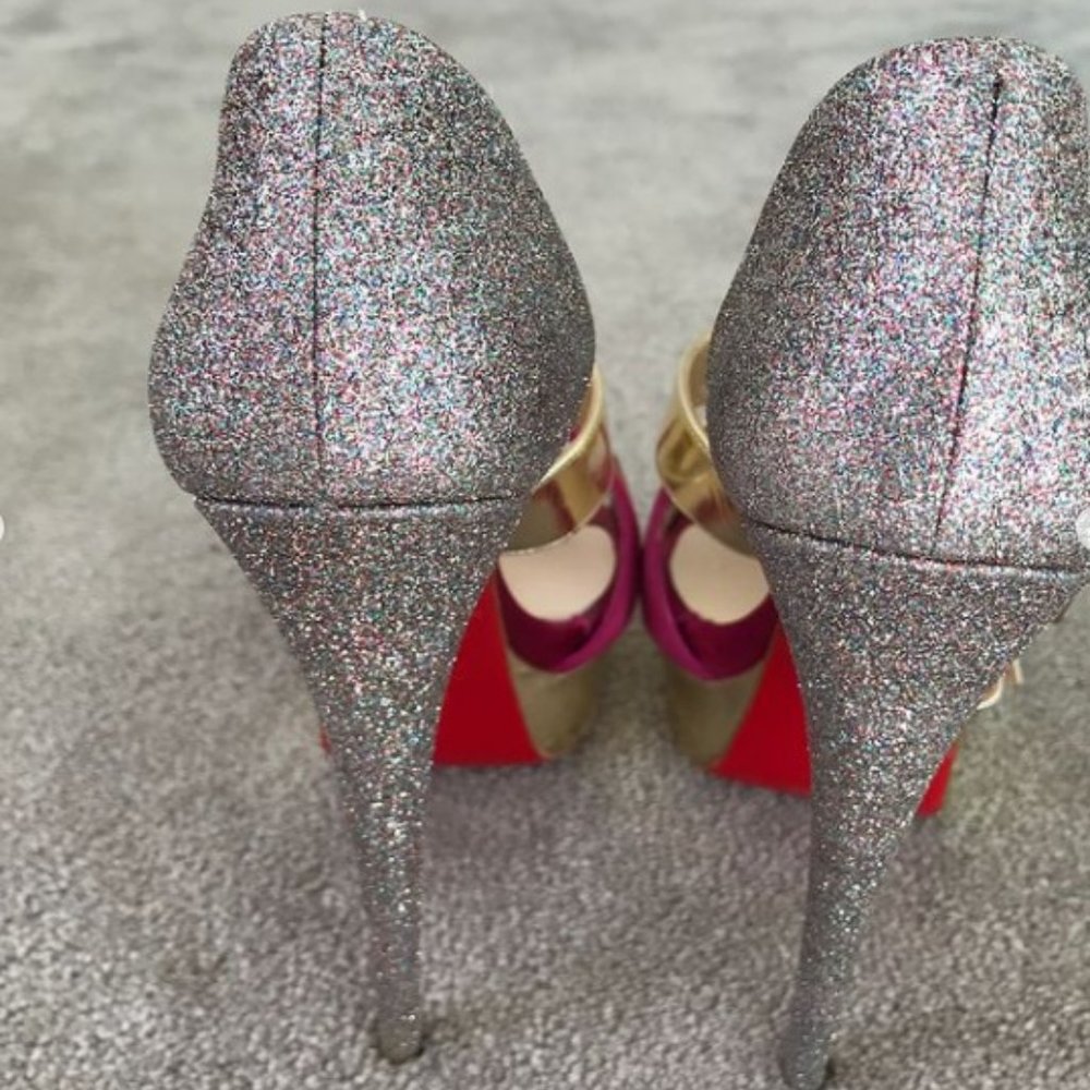 Christian Louboutin Ambertina 150 Specchio Size 38 - Picture 4 of 11